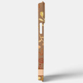 モダン葉トレンディーヴィンテージ名 Case-Mate iPhoneケース (裏面 / 右)