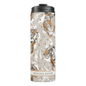 モダン葉パーソナライズされた タンブラー (正面)