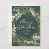 モダン葉ミニマルリース シーズンカード (正面)