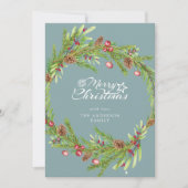 モダン葉ミニマルリース シーズンカード (正面)