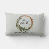 モダン葉ミニマルリース ランバークッション (裏面)