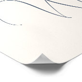 モダン葉動揺して写真結婚の歓迎 ポスター (角)