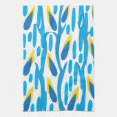 モダン葉抽象芸術型 キッチンタオル (縦)