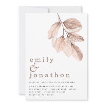 モダン葉結婚エレガント赤面