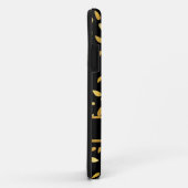 モダン葉金ゴールド名 Case-Mate iPhoneケース (裏面/右)