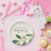 モダン葉 ペーパープレート (パーティー)