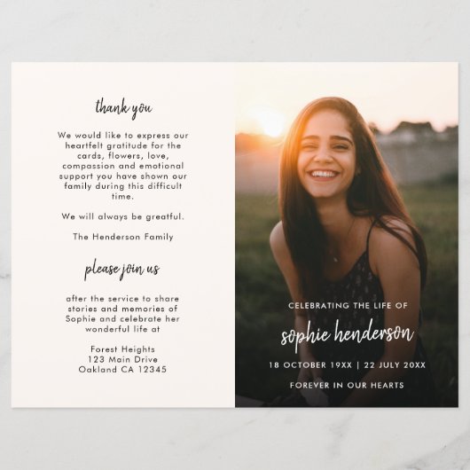 モダン葬 |メモリアルのご注文 (正面)