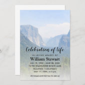 モダン葬 |ライフマウンテンズお祝い 招待状 (正面/裏面)