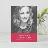 モダン葬 |生命お祝いプログラム プログラム (スタンド正面)