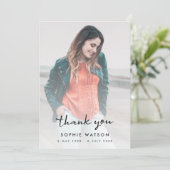 モダン葬 |生命お祝い記念碑 サンキューカード (スタンド正面)