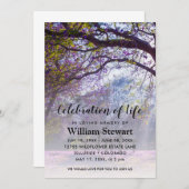 モダン葬 |生命のお祝い 招待状 (正面/裏面)