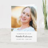 モダン葬 |耐用年数お祝い プログラム (正面)