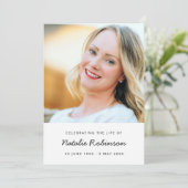 モダン葬 |耐用年数お祝い プログラム (スタンド正面)