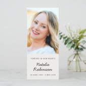 モダン葬 |記念写真詩のオフィシャルカード (スタンド正面)