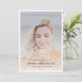 モダン葬 | Order of Service Memorial Photo プログラム (スタンド正面)