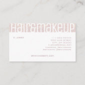 モダン薄紫ラベエレガントンダーグリッターGlamテクスチャ 名刺 (裏面)