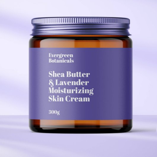 モダン薄紫色の防水化粧瓶ラベル ペットボトルラベル