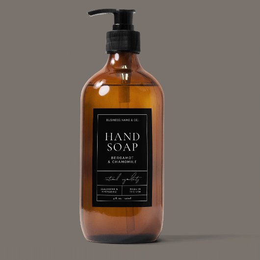 モダン薬用石鹸浴体防水ラベル フードラベル