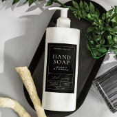 モダン薬用石鹸浴体防水ラベル フードラベル