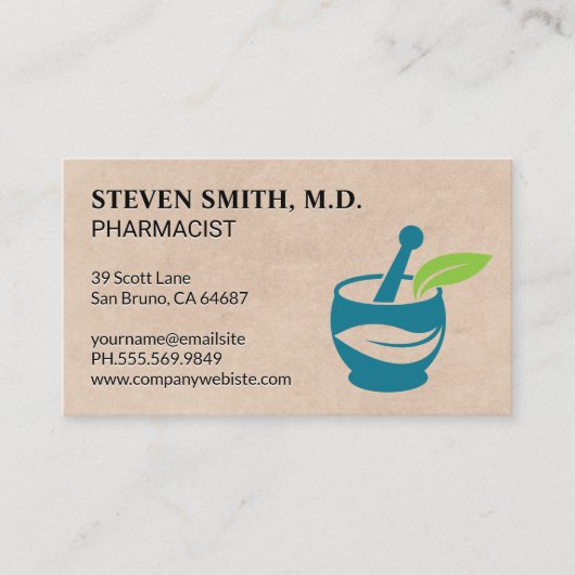 モダン薬 名刺 (正面)