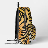 モダン虎の皮ストライプの革プリント大きな猫猫a プリントバックパック (左)