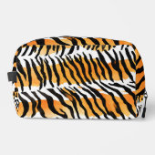 モダン虎ストライプの皮プリント野生動物 ドップキット (正面)