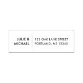 モダン行名差出人住所 セルフインキングスタンプ (デザイン)