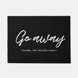 モダン行遠くに ドアマット