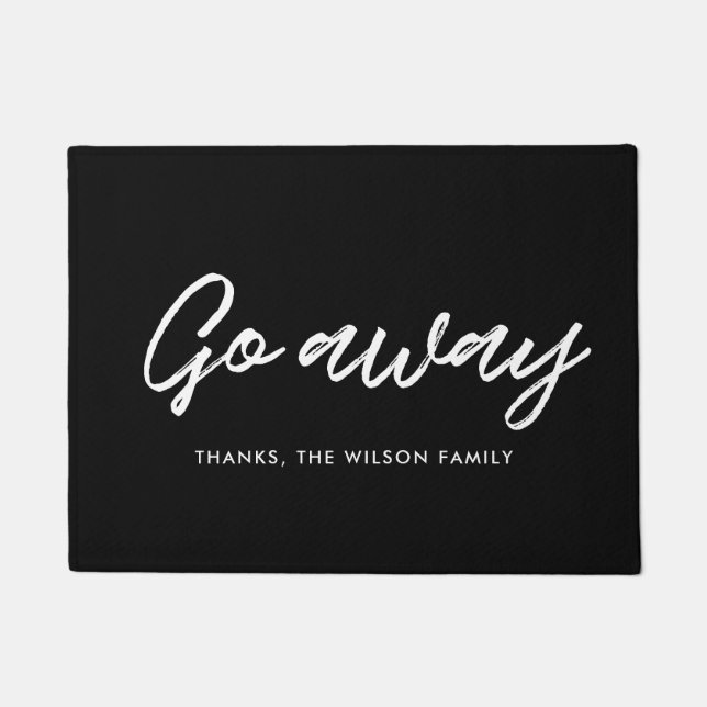 モダン行遠くに ドアマット (正面)