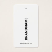 モダン衣料価格つるラベル (正面)