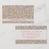 モダン表現主義アートウォーター絵を描カラー 予約カード (正面/裏面)