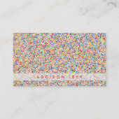 モダン表現主義アートウォーター絵を描カラー 予約カード (正面)