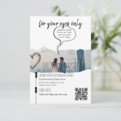 モダン裁判所エロペ結婚メントお祝い エンクロージャーカード (スタンド正面)