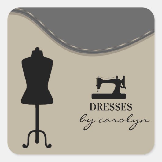 モダン裁縫機械のシーストレス又はテーラー スクエアシール (正面)