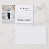 モダン裁縫機 名刺 (正面/裏面)