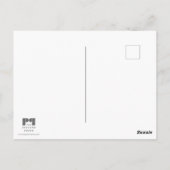 モダン裁縫用品とツールパターン ポストカード (裏面)