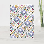 モダン裁縫用品と工具のパターン カード (正面)