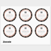 モダン製品点々のある包装ラベルのカスタムロゴ ラウンドシール (シート)