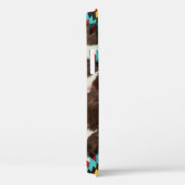 モダン西素朴牛革パターン名 Case-Mate iPhoneケース (裏面 / 右)