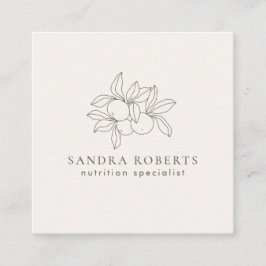 モダン角栄養専門店 スクエア名刺