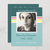 モダン記念カード (正面/裏面)