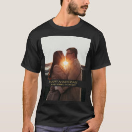 モダン記念写真の愛 Tシャツ