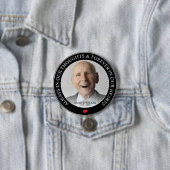 モダン記念写真の献上品 |葬儀 缶バッジ (インサイチュ)