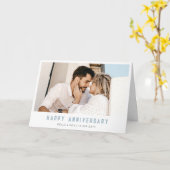 モダン記念写真グリーティングカード カード (黄色い花)