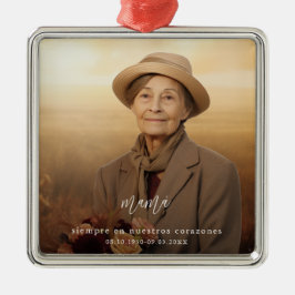 モダン記念記念スペインの写真 メタルオーナメント