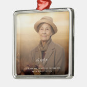 モダン記念記念スペインの写真 メタルオーナメント (左)