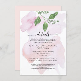 モダン詳細シンプルユーカリの葉の結婚 招待状