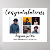 モダン誇りを持ったパパ |写真の卒業 ポスター (正面)