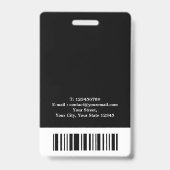 モダン認定公証人ローン署名エージェント バッジ (裏面)