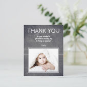 モダン誕生日ありがとうフォトカー子供へド (スタンド正面)